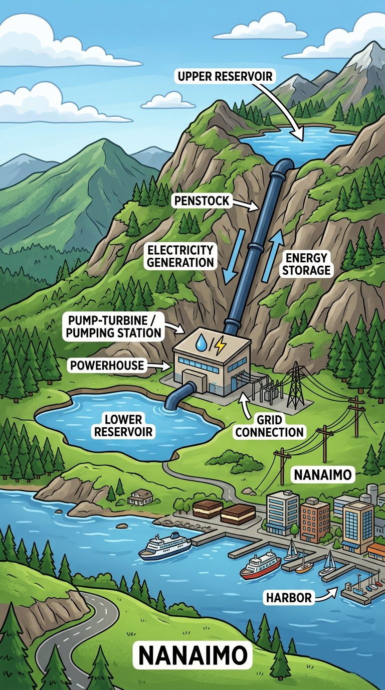 Pumped Hydro Power Storage in Nanaimo to Expand Clean Energy Production